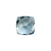 AQUAMARINE CHECKER CUT ANTIC CUSHION (A+++) 6MM 0.87 Cts.