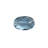 AQUAMARINE CHECKER CUT OVAL (A+++) 6X4MM 0.42 Cts.