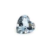 AQUAMARINE CHECKER CUT HEART (A+/SI) 5MM 0.53 Cts.