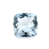 AQUAMARINE ANTIC CUT CUSHION (A+/SI) 7MM 1.19 Cts.