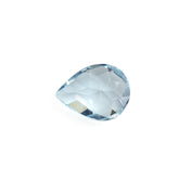 AQUAMARINE CHECKER CUT PEAR (A+) 4X3MM 0.15 Cts.