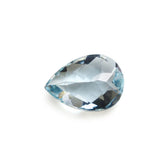 AQUAMARINE CHECKER CUT PEAR (A+) 7X5MM 0.62 Cts.
