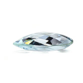 AQUAMARINE CHECKER CUT BRIOLETTE PEAR (A+) 12X8MM 2.60 Cts.