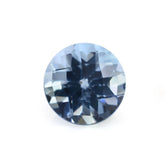 AQUAMARINE CHECKER CUT ROUND (A+/SI) 6MM 0.76 Cts.