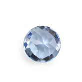 AQUAMARINE CHECKER CUT ROUND (A+/SI) 6MM 0.76 Cts.