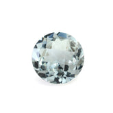 AQUAMARINE CHECKER CUT ROUND (B/SI) 7MM 0.99 Cts.