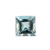 AQUAMARINE CHECKER CUT SQUARE (A/SI) 5MM 0.54 Cts.