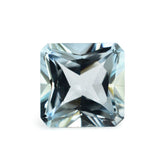 AQUAMARINE PRINCESS CUT SQUARE-OCTAGON (A) 8MM 2.13 Cts.