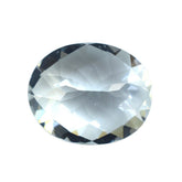 AQUAMARINE CHECKER CUT OVAL (B) 11X9MM 3.12 Cts.