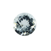 AQUAMARINE CHECKER CUT ROUND (B) 5MM 0.41 Cts.