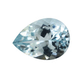 AQUAMARINE CUT PEAR (A/SI) 10X7MM 1.78 Cts.