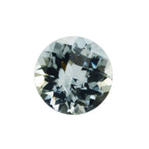 AQUAMARINE CHECKER CUT ROUND (A/SI) 7MM 1.28 Cts.