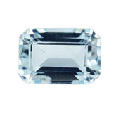 AQUAMARINE CUT OCTAGON (B/SI) 6X4MM 0.63 Cts.