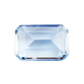 AQUAMARINE CUT OCTAGON (B/SI) 6X4MM 0.63 Cts.