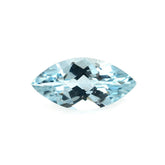 AQUAMARINE CHECKER CUT MARQUISE (A/SI) (GREENISH) 12X6MM 1.60 Cts.