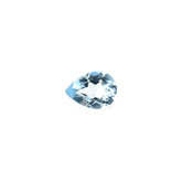 AQUAMARINE CUT PEAR (A/SI) 4X3MM 0.13 Cts.