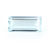AQUAMARINE STEP CUT BAGUETTE (A/CLEAN) (GREENISH) 11X5MM 1.50 Cts.