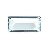 AQUAMARINE STEP CUT BAGUETTE (A/CLEAN) (GREENISH) 11X5MM 1.50 Cts.