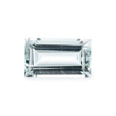 AQUAMARINE STEP CUT BAGUETTE (A/CLEAN) (GREENISH) 12X7MM 3.40 Cts.