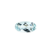 AQUAMARINE CHECKER CUT OVAL (B/CLEAN) 8X4MM 0.70 Cts.