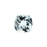 AQUAMARINE CHECKER CUT CUSHION (B/CLEAN) 6.00MM 0.83 Cts.