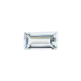 AQUAMARINE CUT BAGUETTE (C/CLEAN) 8X4MM 0.73 Cts.