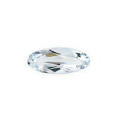 AQUAMARINE CUT OVAL (C/CLEAN) 10X4MM 0.95 Cts.