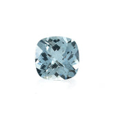 AQUAMARINE CHECKER CUT CUSHION (A+/SI) 8.00X8.00MM 1.75 Cts.