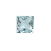 AQUAMARINE PRINCESS CUT SQUARE (B/CLEAN) 3.00X3.00MM 0.11 Cts.