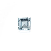 AQUAMARINE STEP CUT SQUARE (A/SI) 5.00X5.00MM 0.55 Cts.