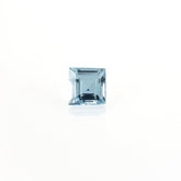 AQUAMARINE CUT SQUARE (A/CLEAN) 3.50X3.50MM 0.18 Cts.