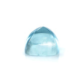 AQUAMARINE SUGARLOAF CUSHION CAB (A+)(SI)(TRANSLUSENT) 17.00X17.00 MM 26.75 Cts.