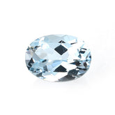 AQUAMARINE CUT OVAL (A+)(SI)(WINDOW) 7.00X5.00 MM 0.71 Cts.