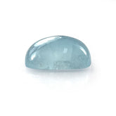 AQUAMARINE PLAIN CUSHION SRC CAB (AA)(MILKY) 12.00X12.00 MM 5.47 Cts.