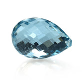 AQUAMARINE FACETED DROPS (A++)(SI) 15.00X10.00 MM 10.16 Cts.