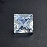 AQUAMARINE LIGHTNING CUT SQUARE 10MM 4.20 Cts.