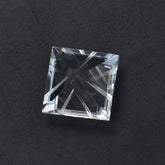 AQUAMARINE LIGHTNING CUT SQUARE 10MM 4.20 Cts.