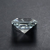 AQUAMARINE LIGHTNING CUT SQUARE 10MM 3.85 Cts.