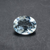 AQUAMARINE CUT OVAL 11X9MM 3.13 Cts.