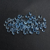 AQUAMARINE CUT ROUND (A++++/HI) 1MM 0.005 Cts.