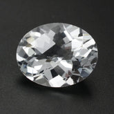 AQUAMARINE CHECKER CUT OVAL (B) 10X8MM 2.42 Cts.