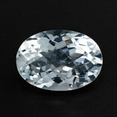 AQUAMARINE CHECKER CUT OVAL (A+) 14X10MM 5.70 Cts.