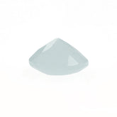 MILKY AQUAMARINE CHECKER CUT ROUND 10MM 3.21 Cts.