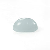 MILKY AQUAMARINE OVAL CAB 10X8MM 2.80 Cts.