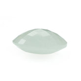 MILKY AQUAMARINE BRIOLETTE ROUND 15MM 9.14 Cts.