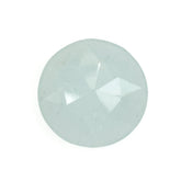 MILKY AQUAMARINE ROSE CUT ROUND 12MM 3.93 Cts.