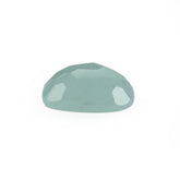MILKY AQUAMARINE IRREGULAR CUT CUSHION CAB 12MM 5.84 Cts.