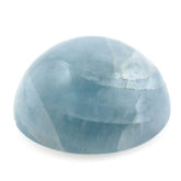 MILKY AQUAMARINE ROUND CAB (AA) 14MM 10.90 Cts.
