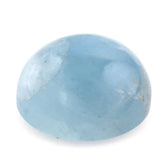 MILKY AQUAMARINE ROUND CAB (AA) 12MM 6.63 Cts.