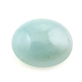 MILKY AQUAMARINE OVAL CAB 10X8MM 2.58 Cts.